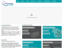 Tablet Screenshot of confiancelog.com.br
